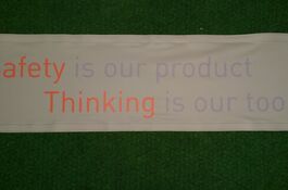 QUICKUPTENT Wechselvolant mit Werbe-Slogan in 4c-Digitaldruck