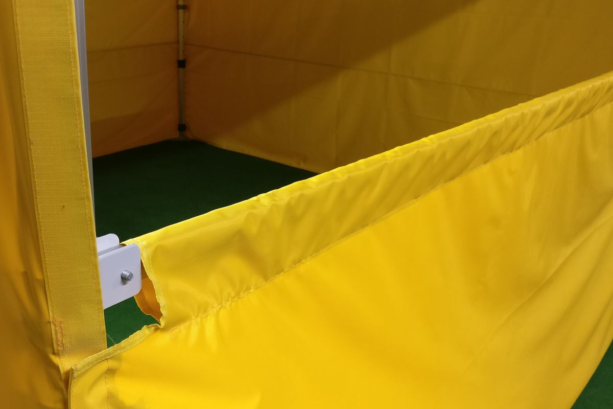 halbhohe Seitenwand dür die ALU-HEXAGON-Serie von QUICKUPTENT