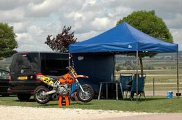 mobile 3x3m Boxengarage von QUICKUPTENT