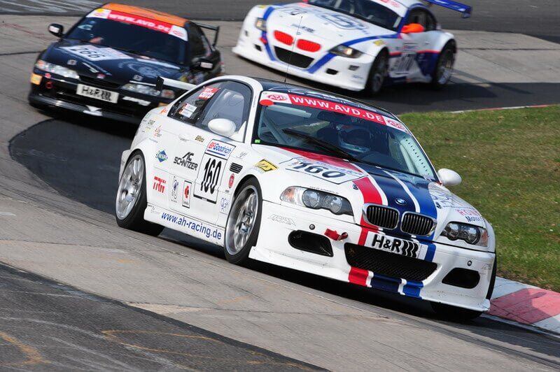 Auch ein BMW M3 wurde von QUICKUPTENT - dem Faltzelt-Anbieter 2010 unterstützt